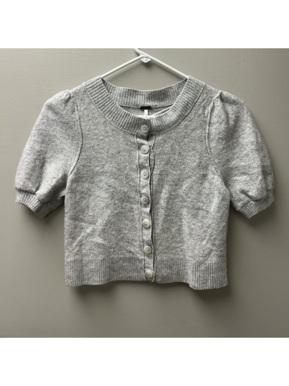 Free People Women’s Isla Solid Cardi in Mineral Grey